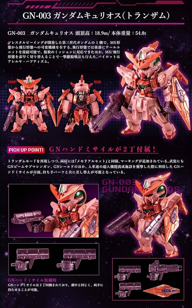 Amazon | FW CONVERGE CORE 「ガンダムエクシア」「ガンダムデュナメス