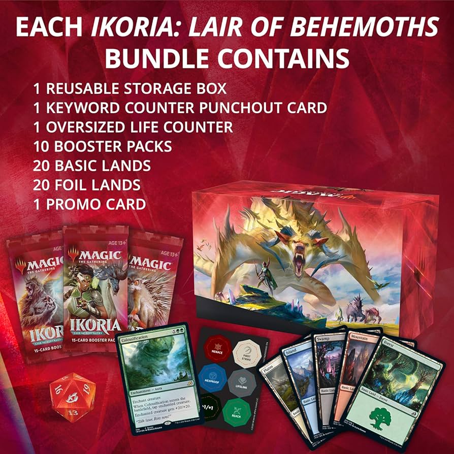 Amazon.co.jp: MTG Magic The Gathering Ikoria ブースターバンドル
