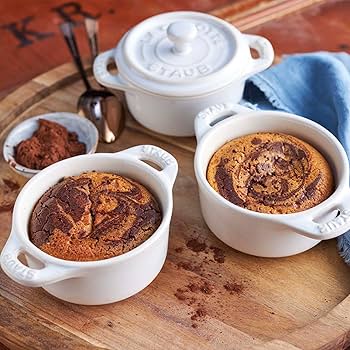 Amazon.com: STAUB Ceramic Dutch Oven 3-piece Mini Round Cocotte
