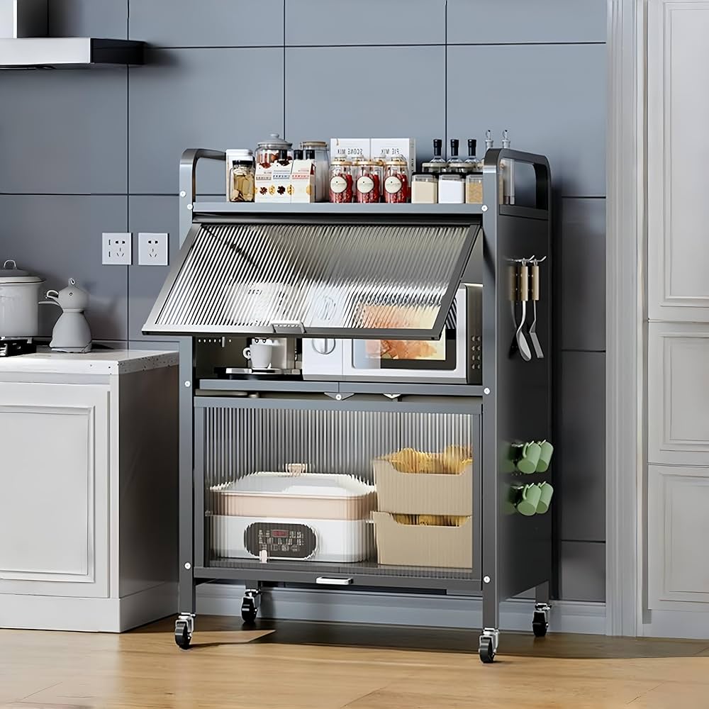 Amazon｜メタルラック 収納ラック 折りたたみ式 3/4段 防サビ加工 大