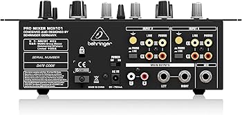 Amazon | Behringer PRO MIXER NOX101 プレミアム 2チャンネル DJ