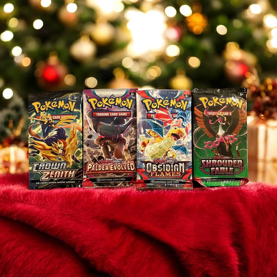 Amazon.com: Pokemon Assorted boosters: 4 Packs : Toys & Games