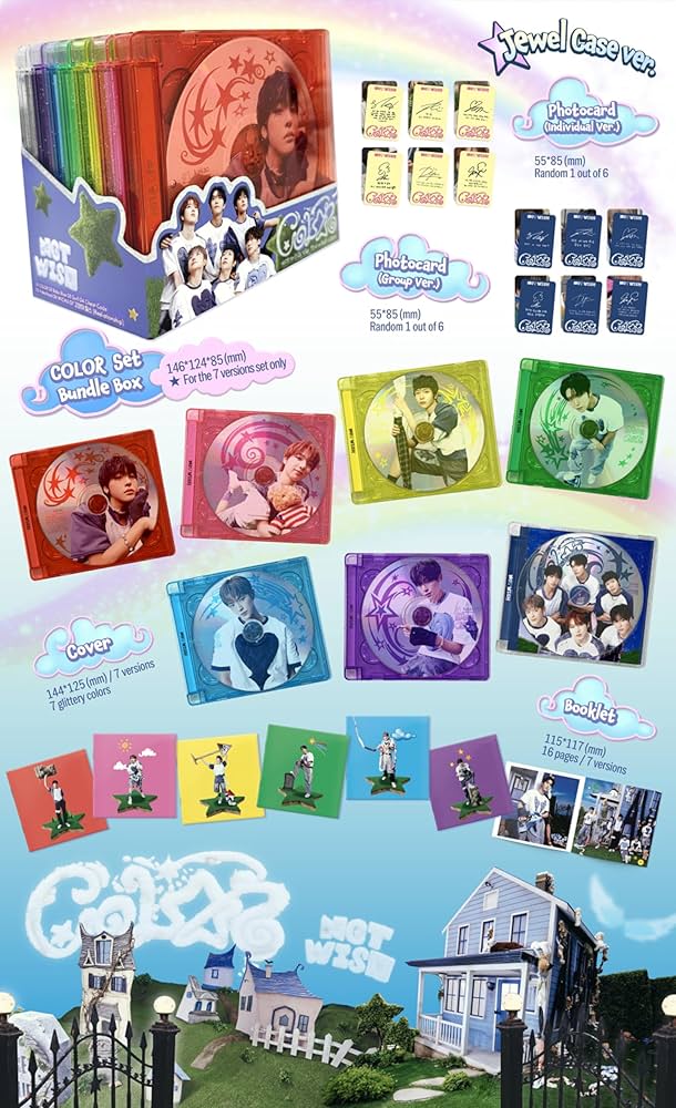 Amazon.com: NCT WISH Color 3rd Mini Album (Jewel Case - RIKU Ver