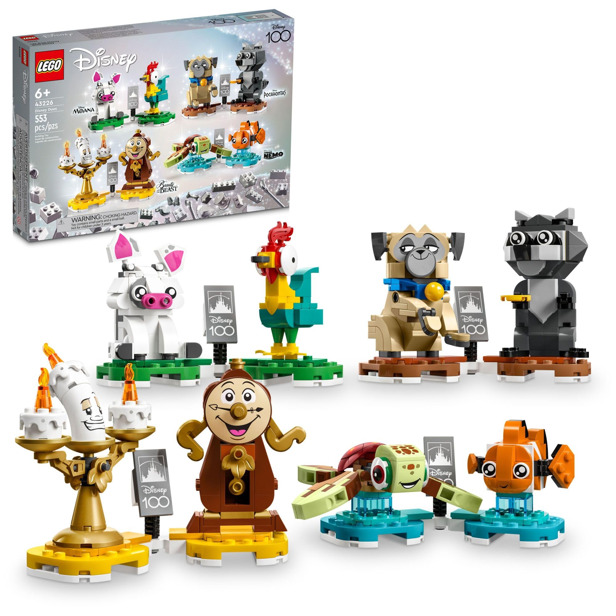 Amazon.com: LEGO Disney Duos 43226, Disney 100th : Toys & Games