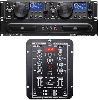 Amazon.com: Gemini CDX-2250i Pro DJ Dual Two Deck Rack Mount CD