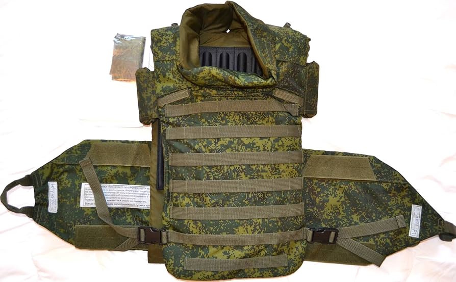 Amazon | 現代ロシア軍 6B45ボディーアーマー 実物 デジタルフローラ
