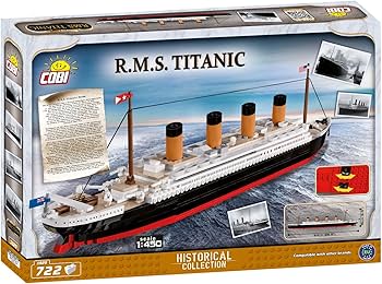 Amazon.com: COBI Historical Collection R.M.S. Titanic 1:450 Scale