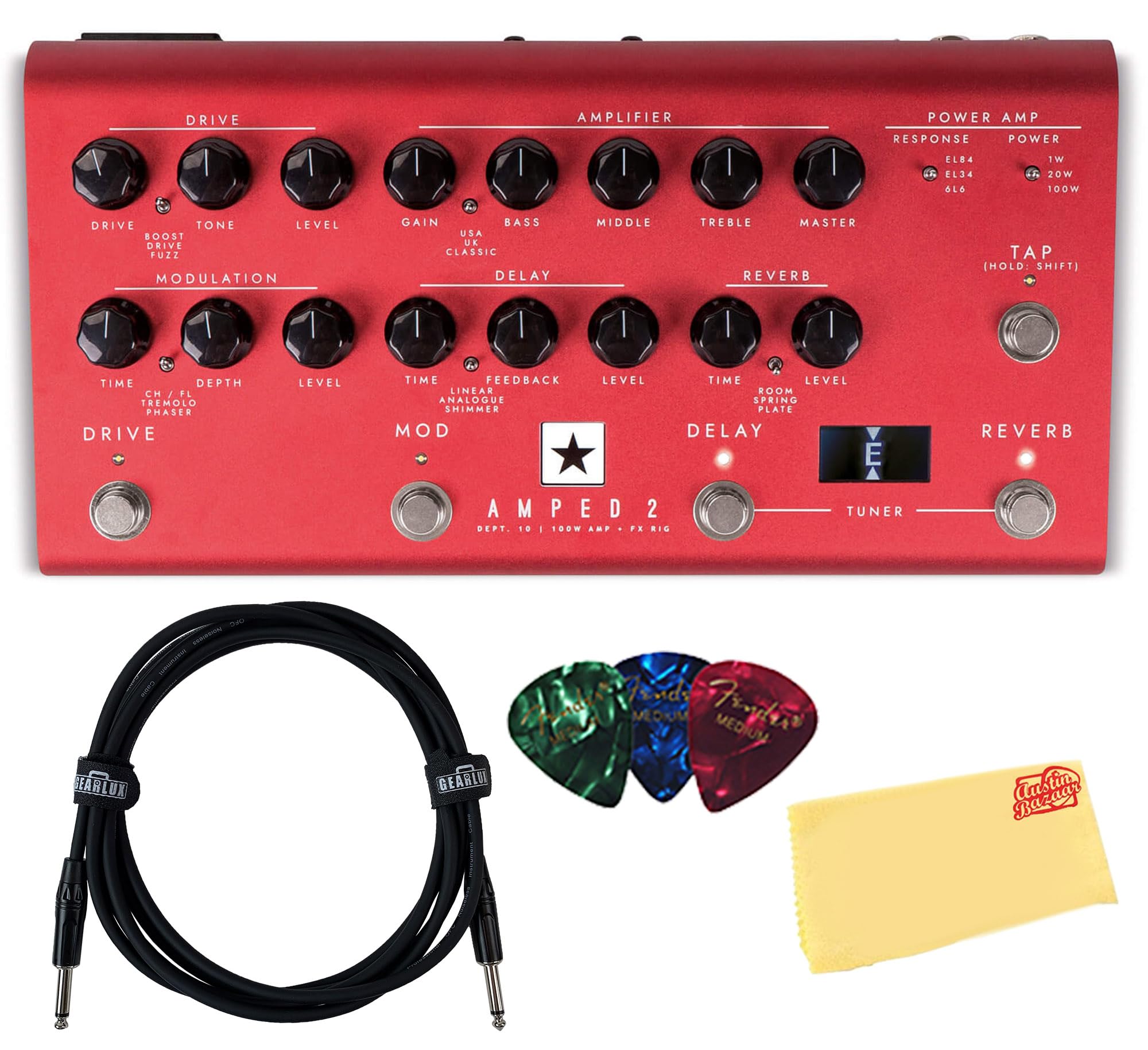 Amazon.com: Blackstar Dept. 10 Amped2 100 Watt Electric Guitar