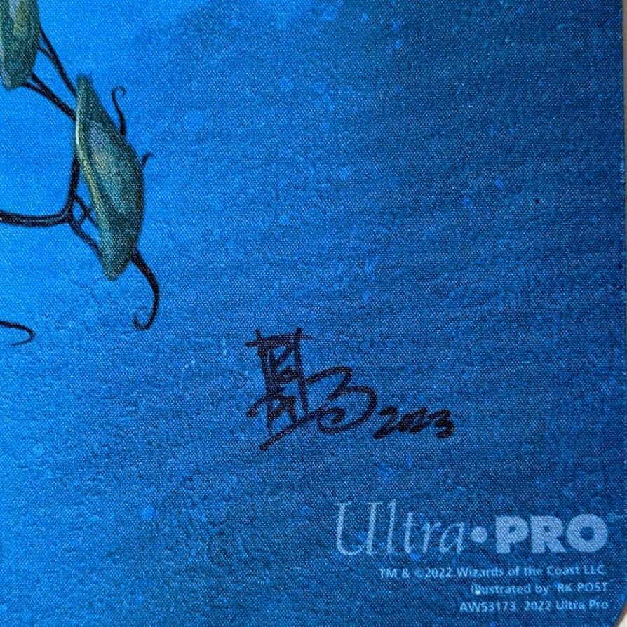 mtg 暴露 プレイマット rk post直筆サイン入り mtg プレイマット 暴露