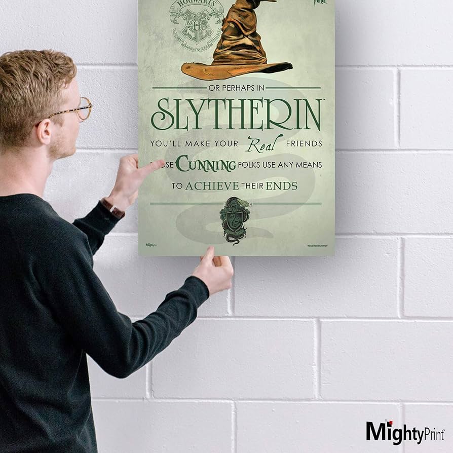 Amazon.com: MIGHTYPRINT Harry Potter - Slytherin - Hogwarts