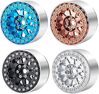 Amazon.co.jp: 1/10 RCクローラー2.2 ビードロックホイール 4個 TRX4