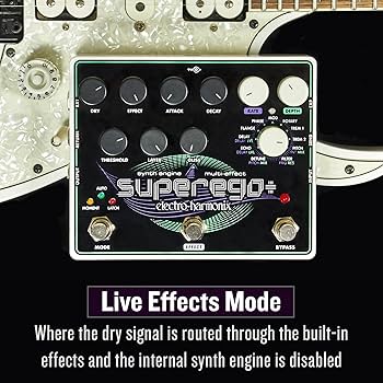 Amazon.com: Electro-Harmonix Superego+ Synth Engine/Multi-Effects