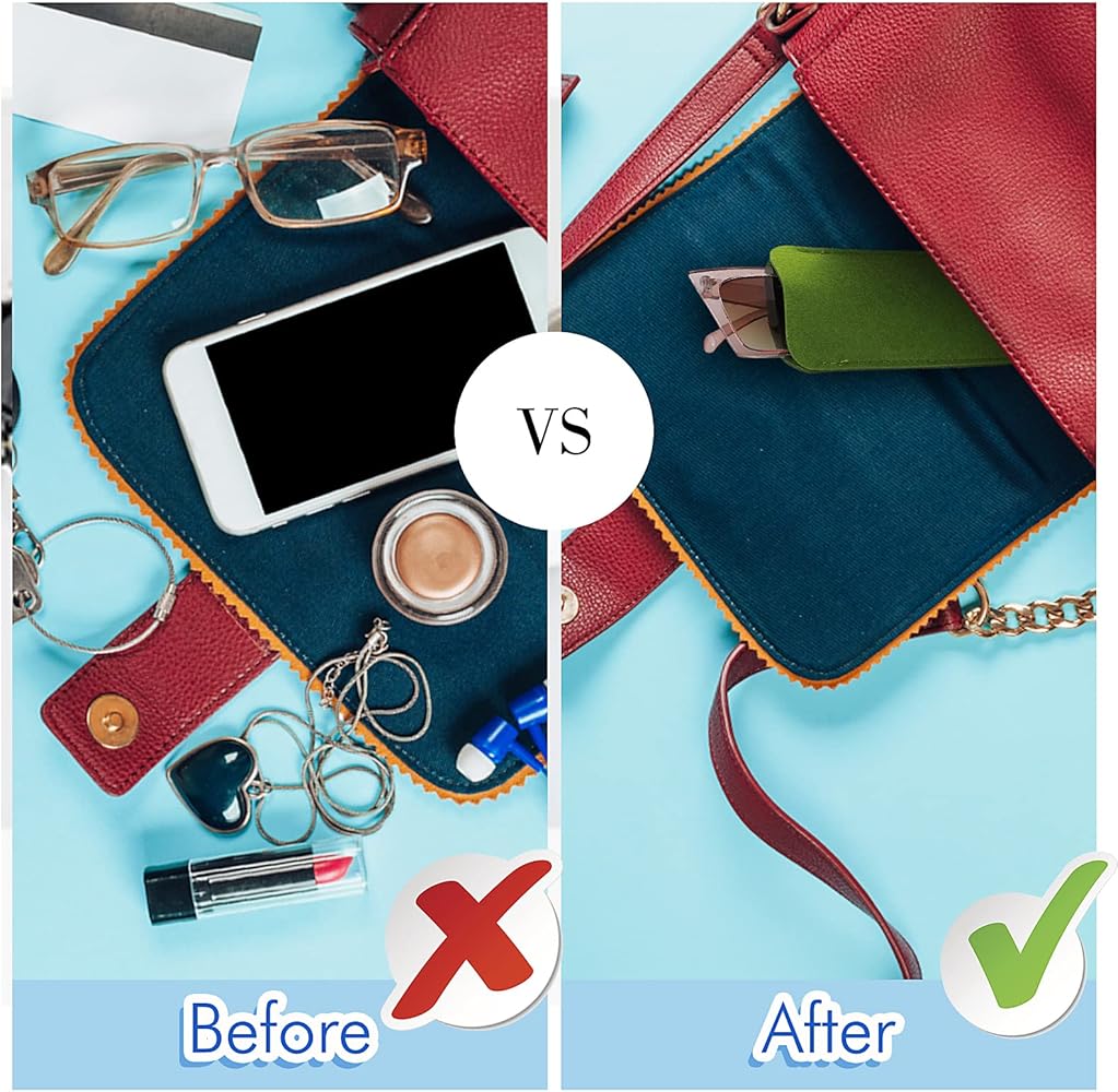 Amazon | 眼鏡ケース 7個 ソフト眼鏡ケース マルチカラー フェルト