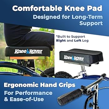 Amazon.com: KneeRover Original Steerable All Terrain Knee Scooter