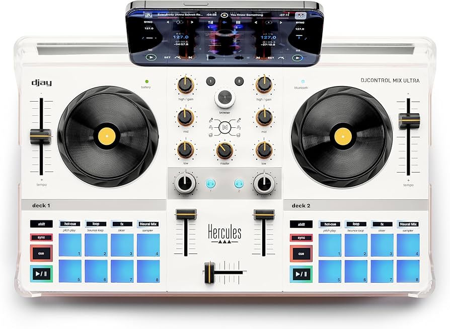 Amazon | Hercules DJControl Mix Ultra – スマートフォン用モバイルDJ