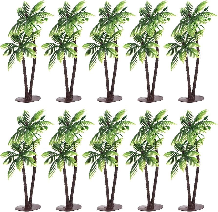 Amazon｜PATIKIL 13cm ココヤシの木のモデル パームツリーモデル ヤシ