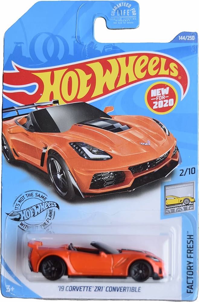 Amazon.com: DieCast Hot Wheels '19 Corvette ZR1 Convertible