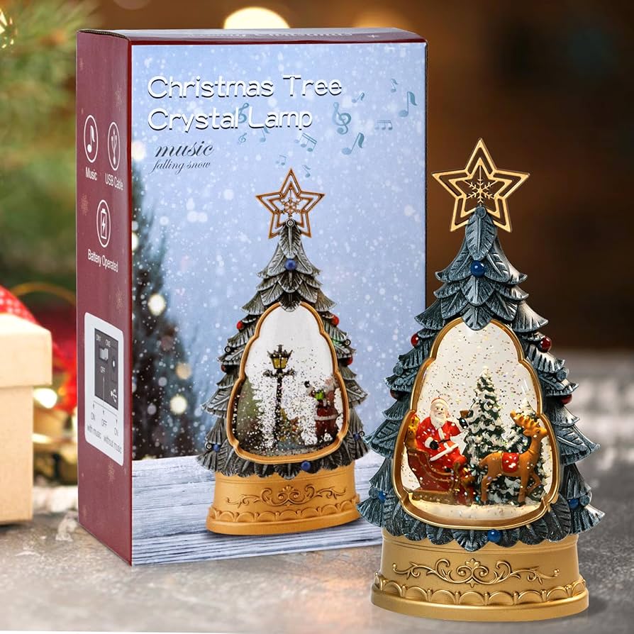 Amazon.co.jp: HXBYX クリスマスランタンスノードーム クリスマス