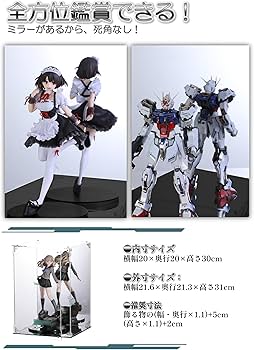 Amazon.co.jp: COOLTAKU フィギュアケース アクリル UVカット 背面