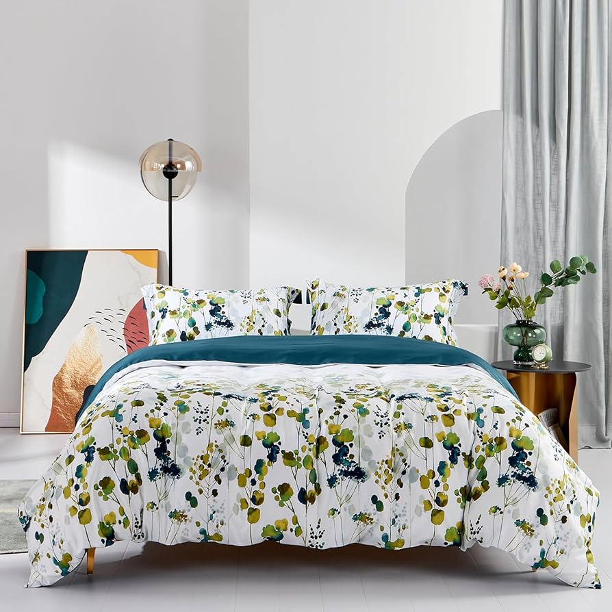 Amazon.co.jp: MILDLY Cotton Bedding Set, 100% Egyptian Extra-Long