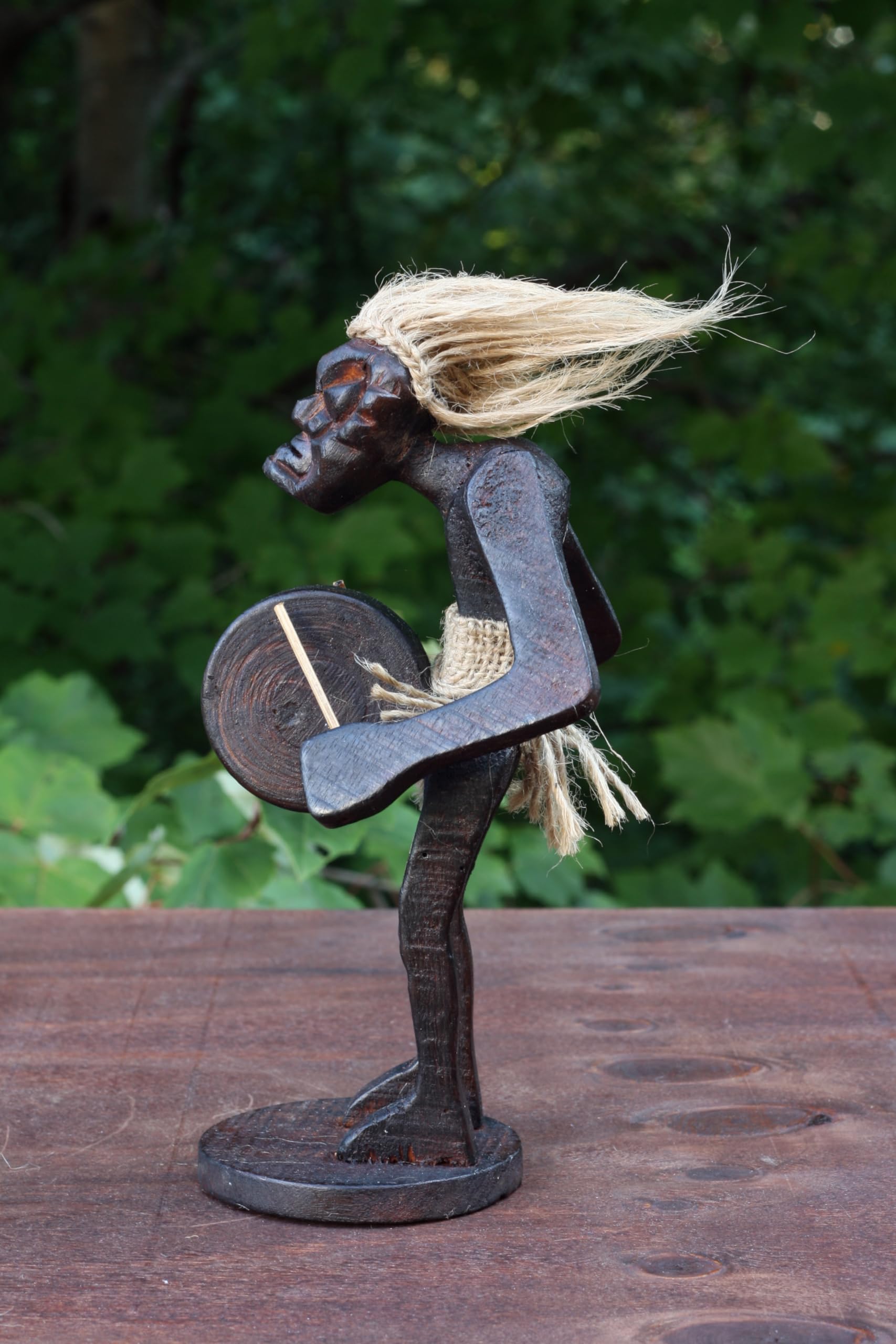 Amazon.com: G6 Collection Handmade Wooden Primitive Tribal Funny