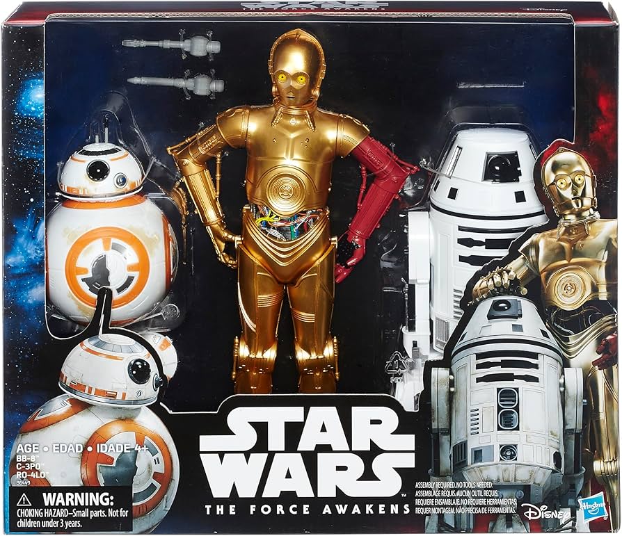 Amazon.com: Star Wars The Force Awakens Droid Pack C-3PO BB-8 and