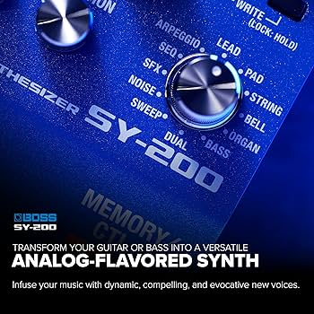 Amazon.com: BOSS SY-200 SYNTHESIZER EFFECTS PEDAL – Advanced BOSS