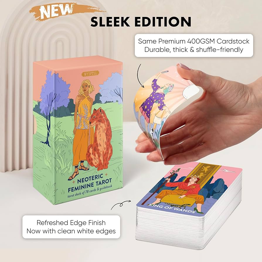 Amazon.co.jp: Wyspell フェミニンなタロットカードデッキ–ボーダー