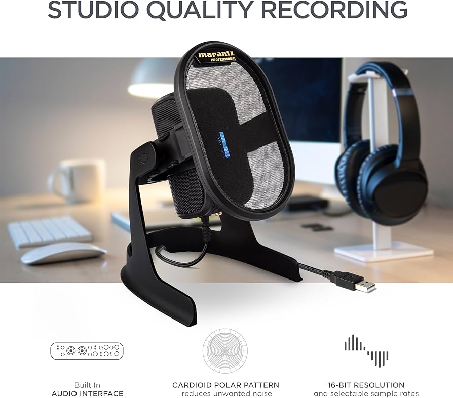 Amazon.co.jp: マランツプロ USBマイク、コンデンサーマイク、単一指向