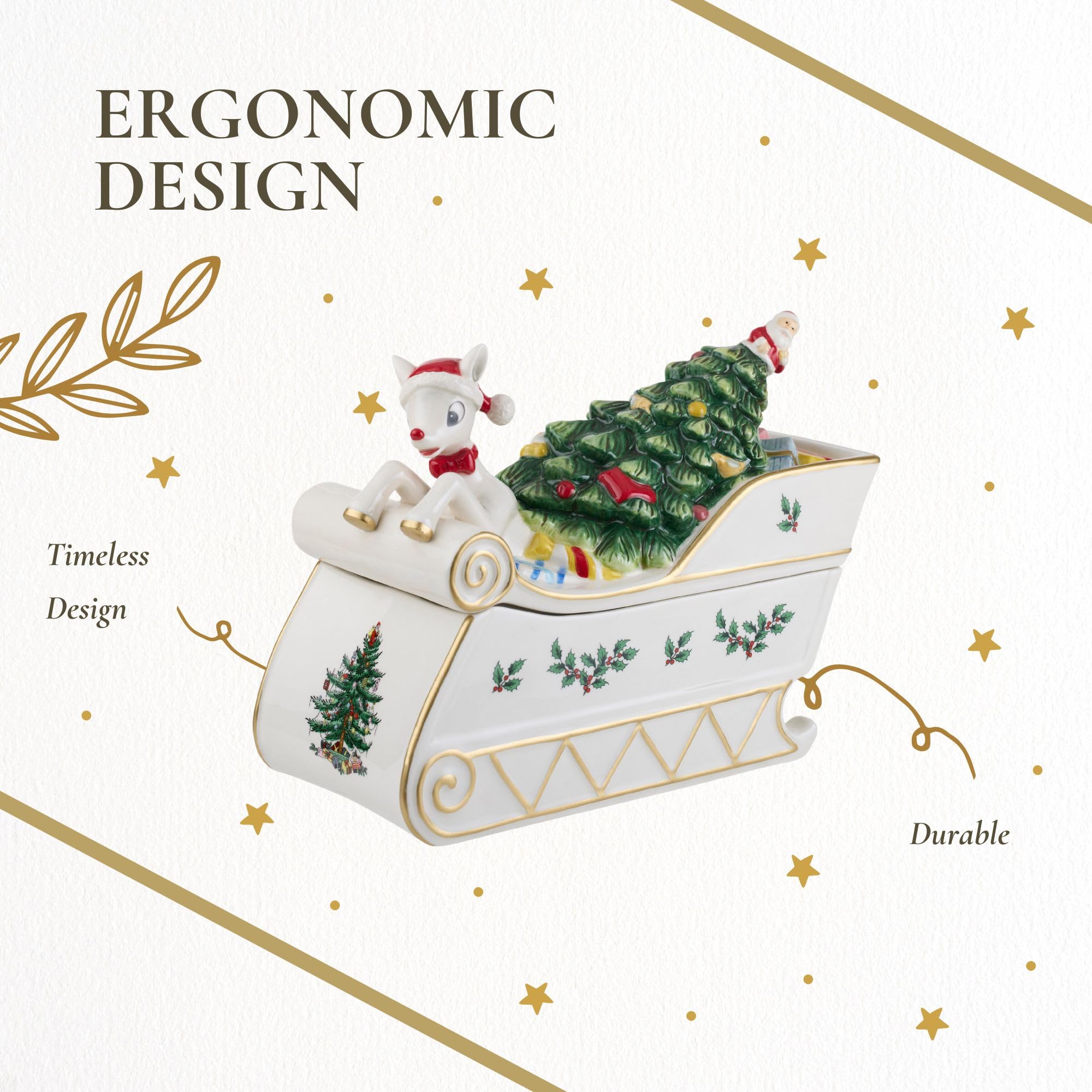 Spode Christmas Tree Collection - Rudolph the Red-Nosed Reindeer