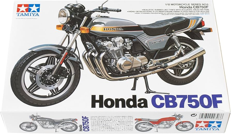 Amazon.com: Tamiya Honda CB750F Motorcycle 1:12 Plastic Model Kit