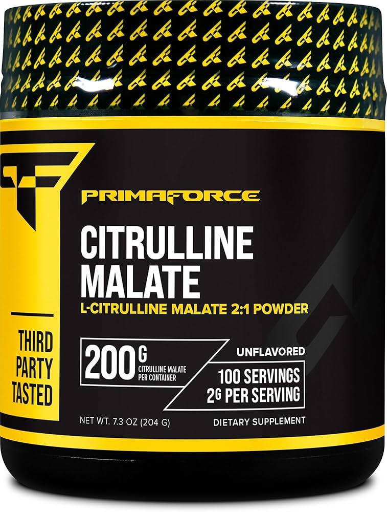 Amazon.com: PrimaForce L-Citrulline Malate Powder, Unflavored Pre