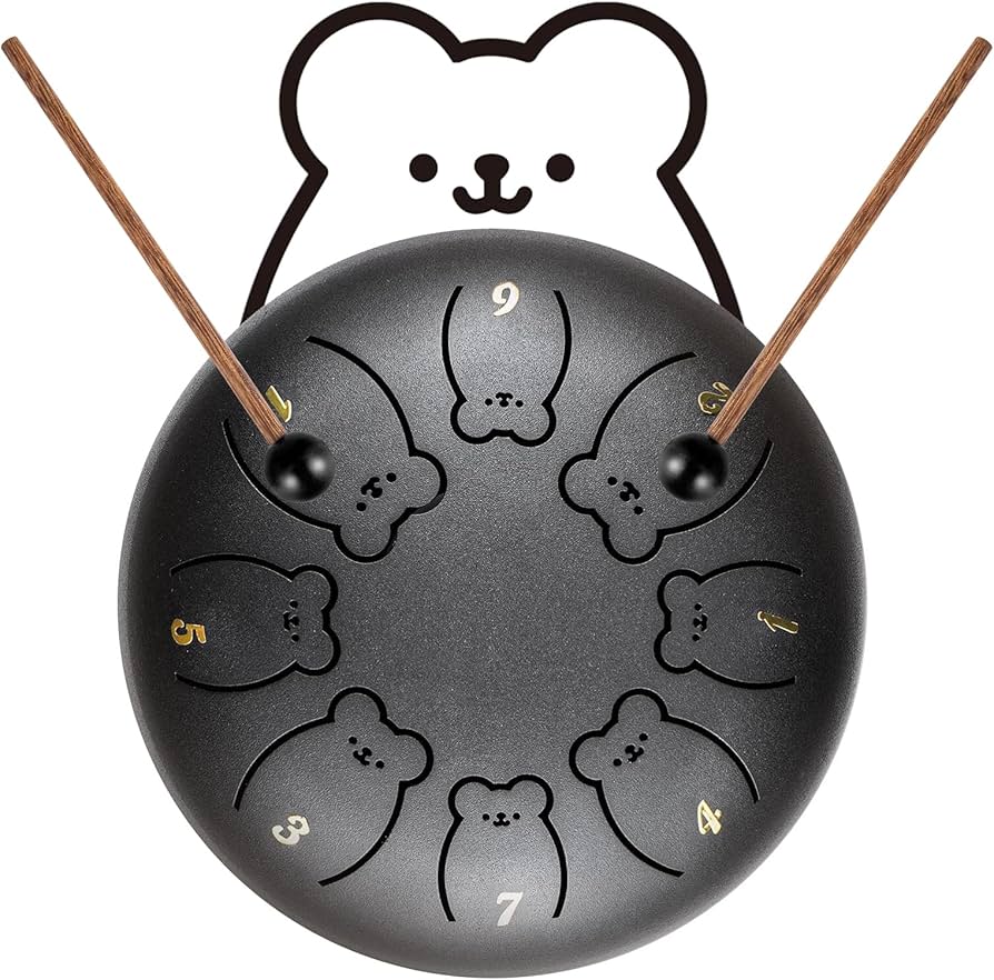 Amazon | CAHAYA スリットドラム 6インチ 8音 熊デザイン ストレス軽減