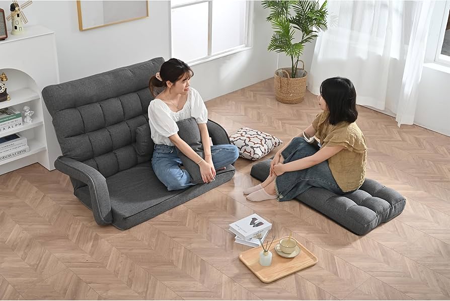 Amazon｜座椅子 二人掛け 4WAY 連動肘つき リクライニングソファ