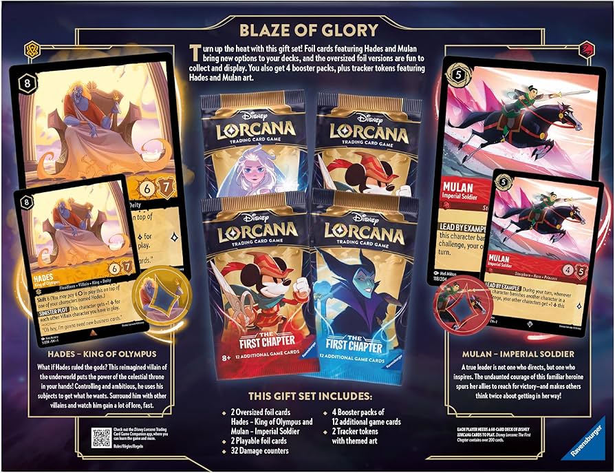 Amazon.com: Ravensburger Disney Lorcana TCG: The First Chapter