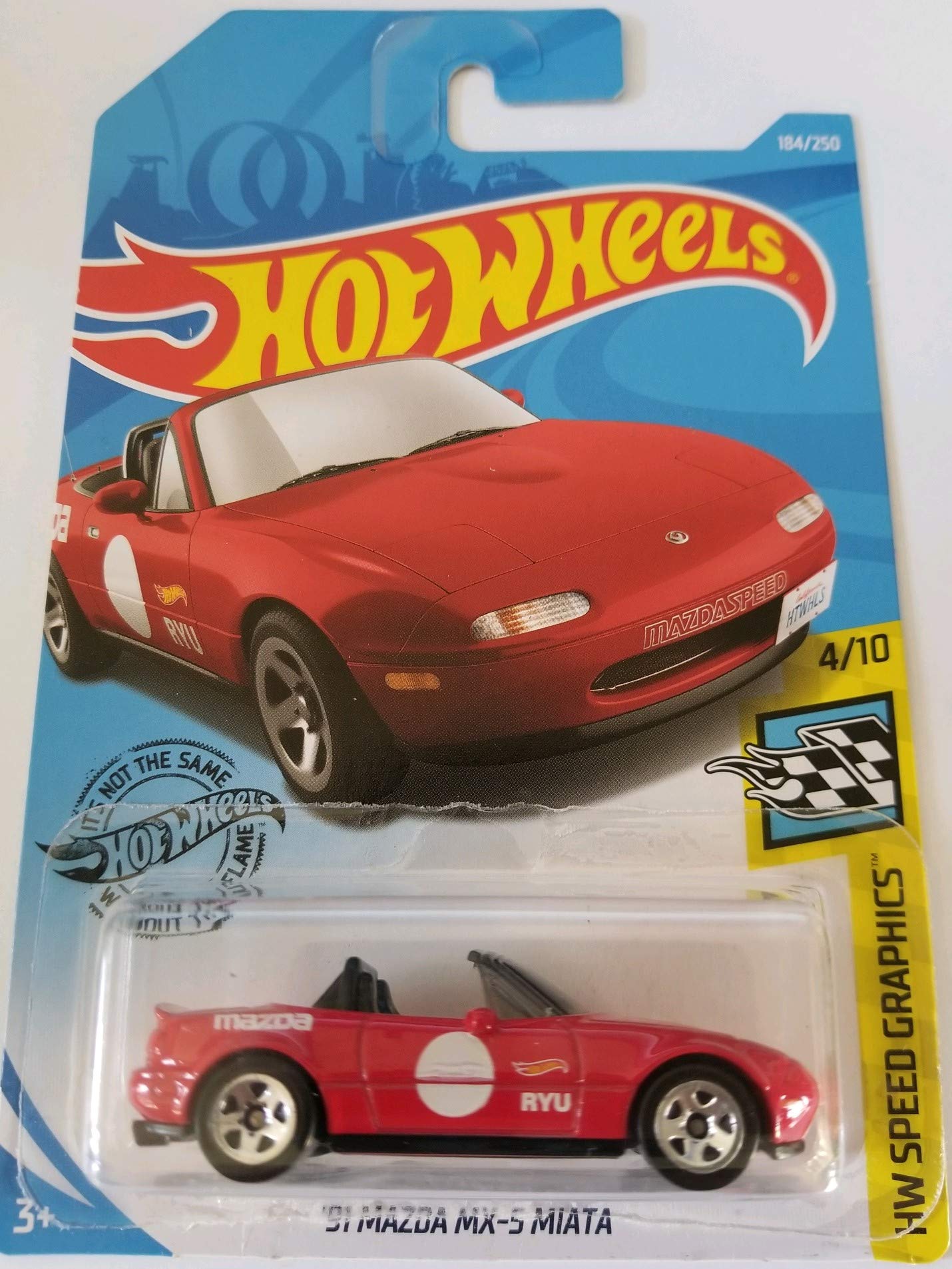 Amazon | Hot Wheels 2019 Hw Speed Graphics '91 Mazda MX-5 Miata