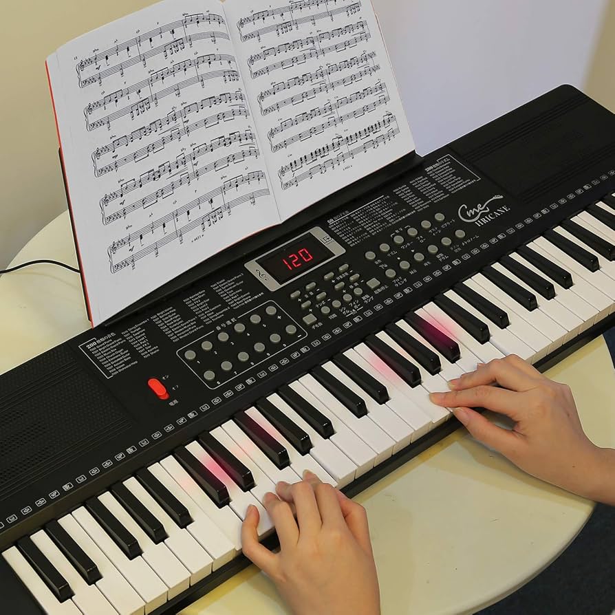 Amazon.co.jp: Hricane キーボード ピアノ 電子ピアノ 61鍵盤 200種類