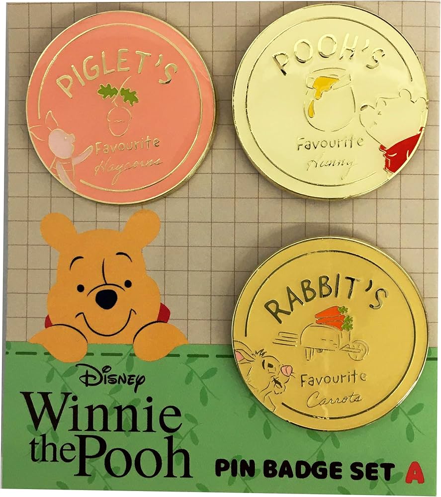 Amazon | Winnie the Pooh/くまのプーさん/ピンバッジセットA IBA229