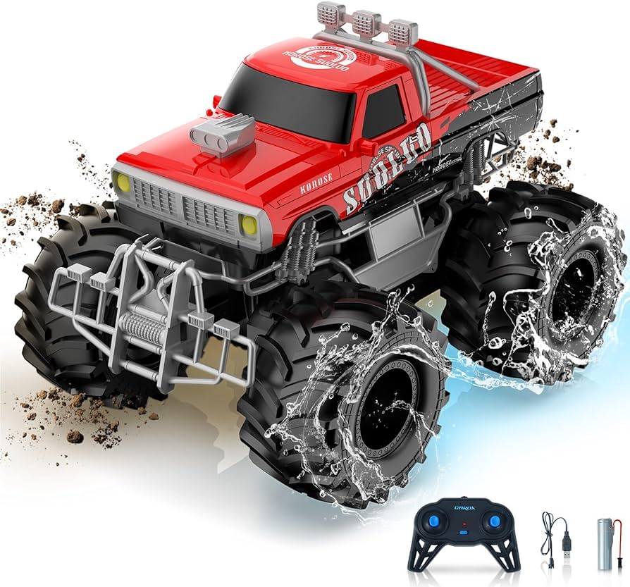 Amazon.co.jp: Carox ラジコン 水陸両用 ラジコンカー オフロード