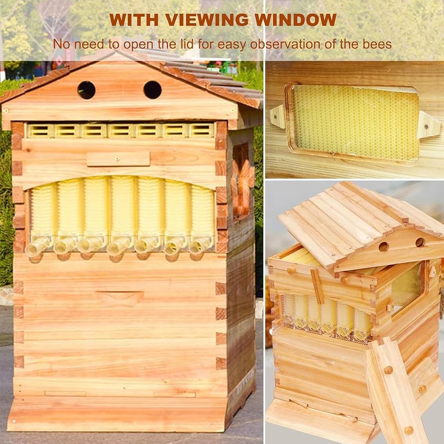 Amazon.co.jp: Flow Hive Beehive 木製自動養蜂箱キット 食品グレード