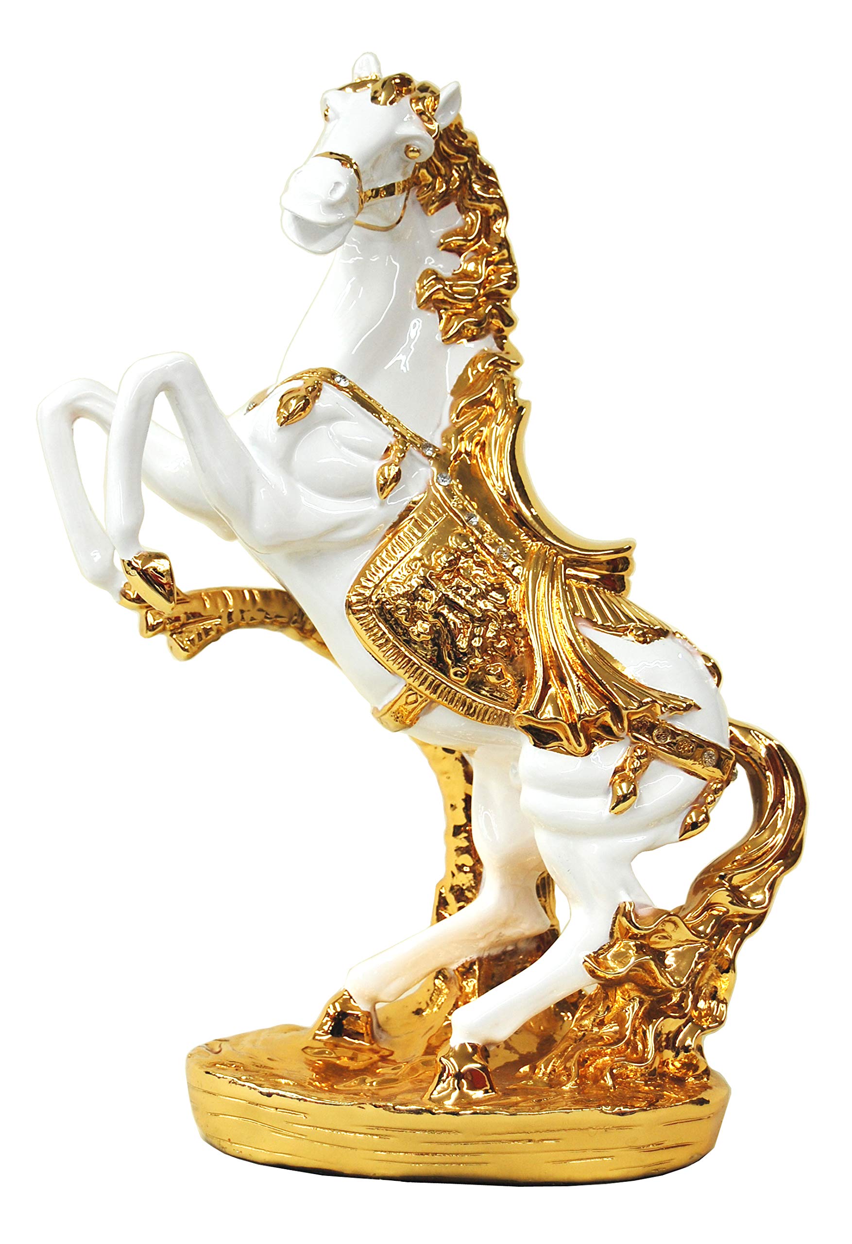 Amazon.co.jp: 立ち馬M 馬 跳ね馬 開運 招福 縁起物 風水金運 幸運