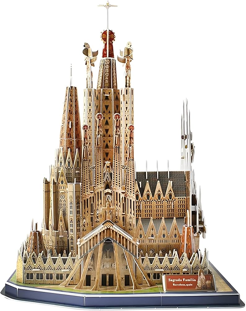 Amazon | バルセロナサグラダファミリア3Dパズルナショナルジオ