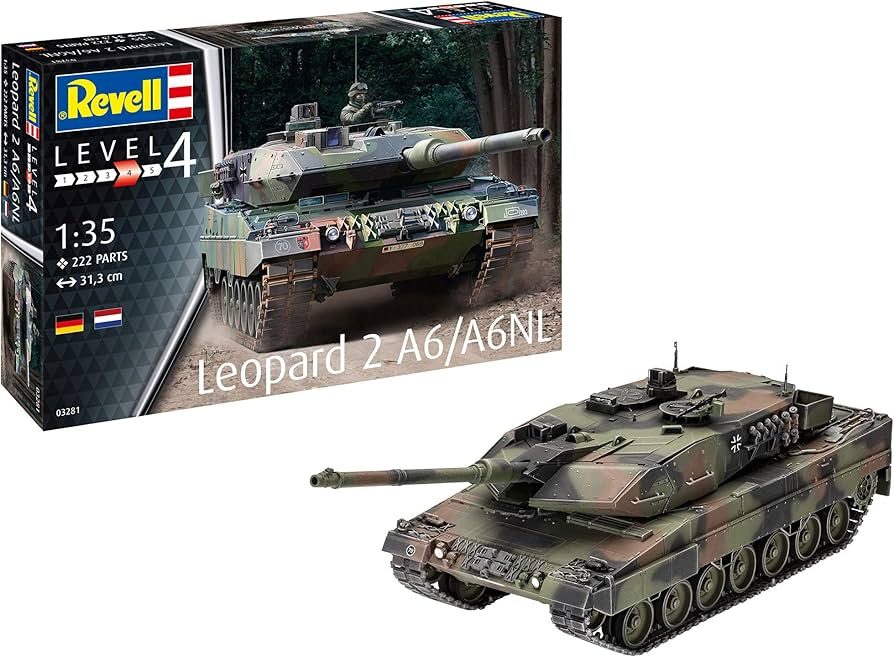 Amazon | ドイツレベル 1/35 ドイツ陸軍 レオパルド 2A6/A6 プラモデル
