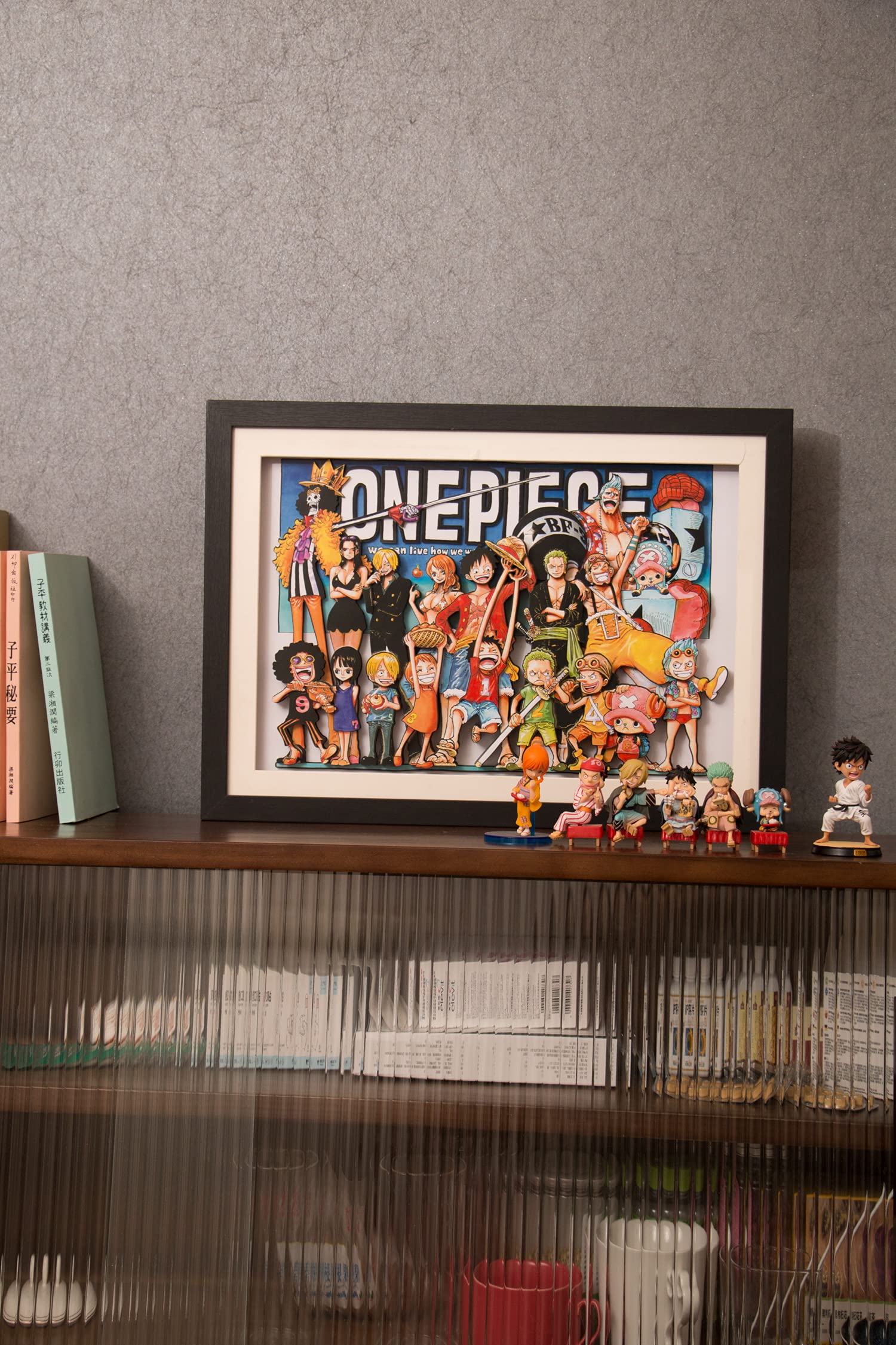 Amazon | AooCare ONE PIECE ワンピース 画 周辺 グッズ 立体絵 飾り