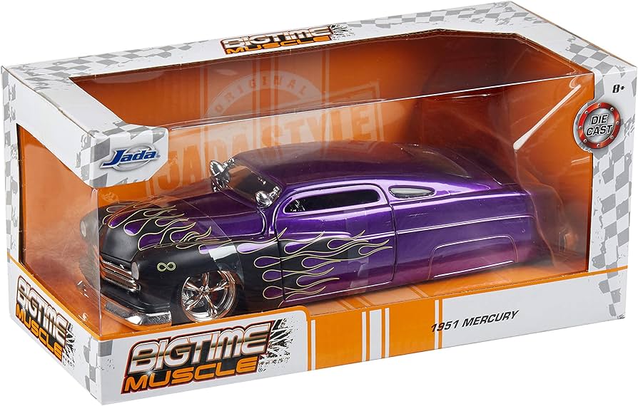 Amazon.com: Jada Toys Bigtime Muscle 1:24 1951 Mercury Coupe Die