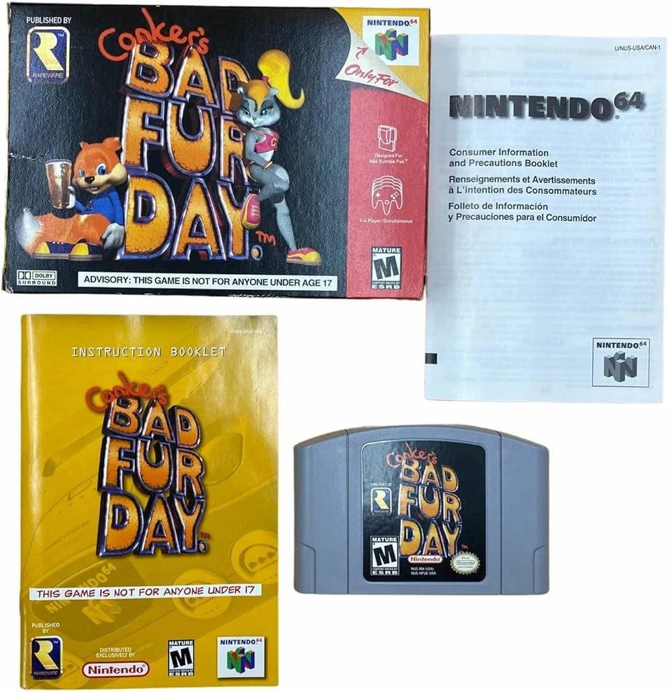 Amazon | Conker's Bad Fur Day / Game | ニンテンドウ64