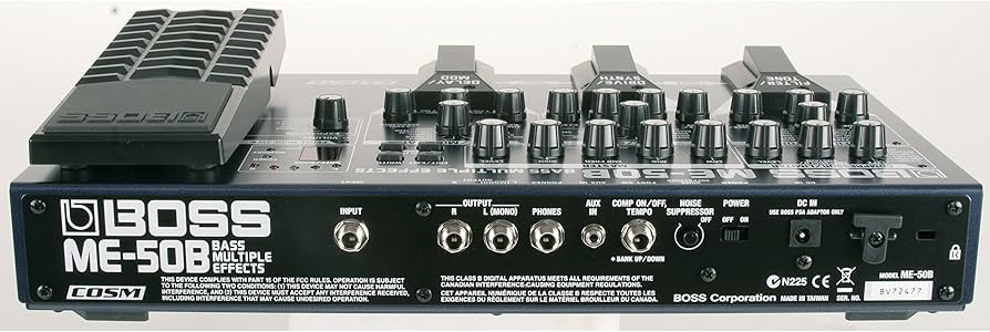Amazon.com: Boss Me-50B Bass Multiple Effects With Cosm : Musical