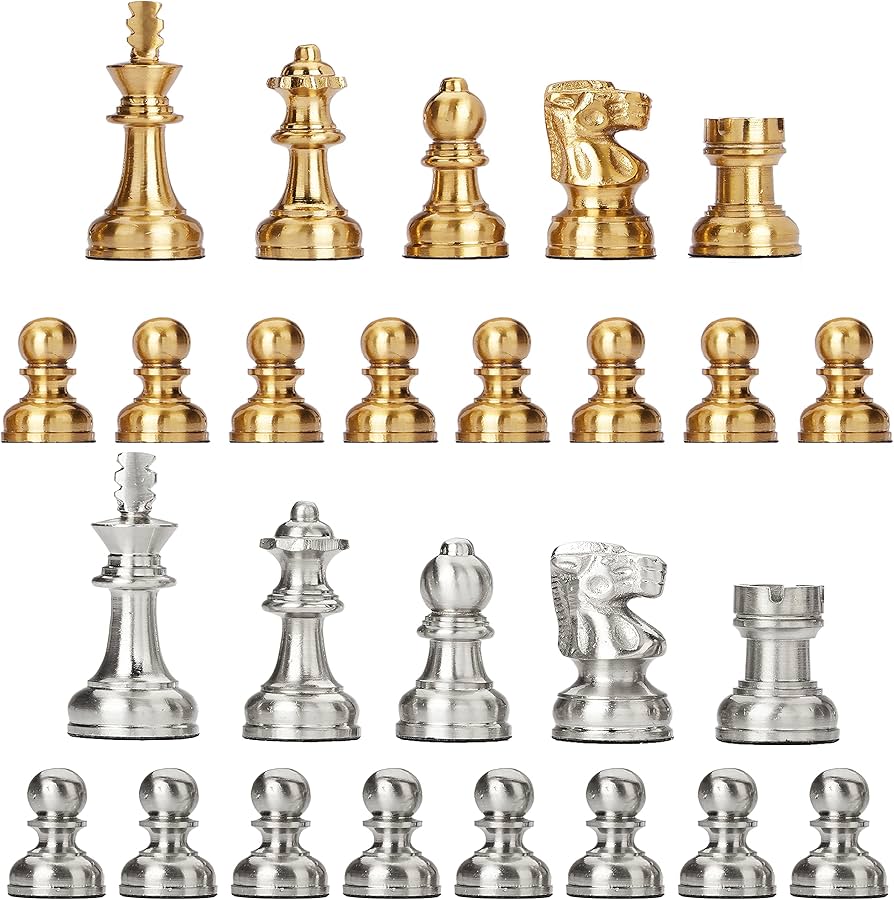Amazon | IWIS メタルチェス駒のみ ボードなし ユニークなストレージ