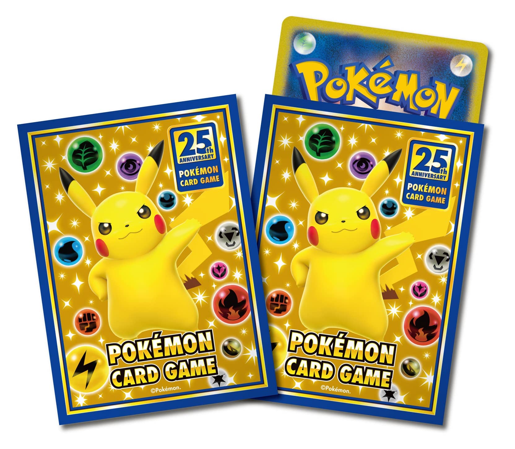 Amazon.com: Pokemon TCG Card Sleeves 25th Anniversary Celebrations