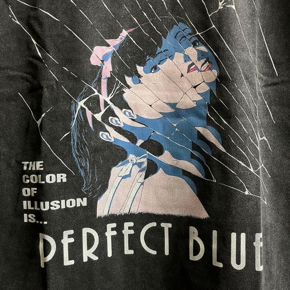 Amazon | アニメ映画 PERFECT BLUE ロングTシャツ パーフェクトブルー